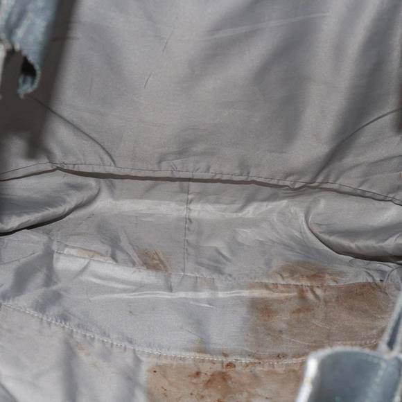 CHANEL Tote Bag Nylon Gray CC Auth yk9320 - Picture 10 of 16